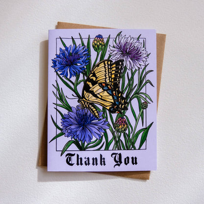 Thank You Butterfly Card