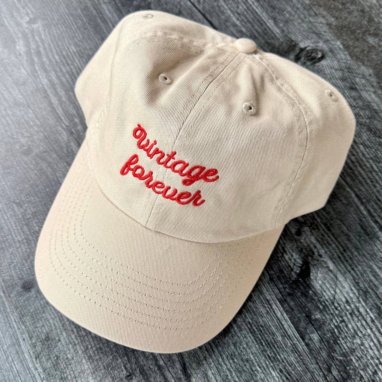 Vintage forever Baseball Cap Dad Hat thrifting 