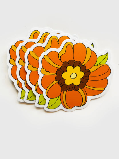 Retro Petal Sticker