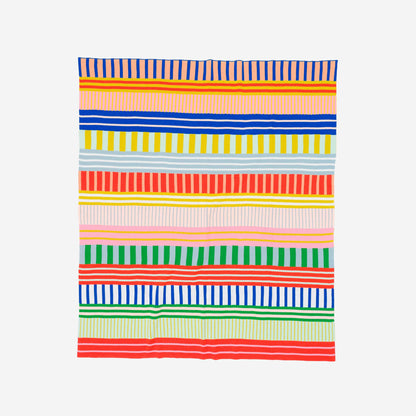 Patchwork Stripe Throw