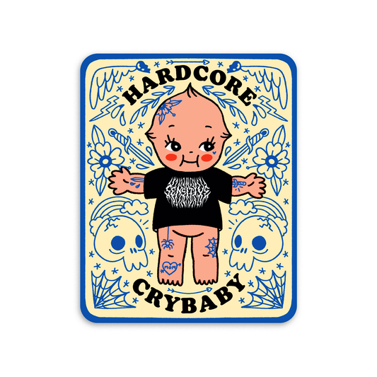 Hardcore Crybaby Sticker