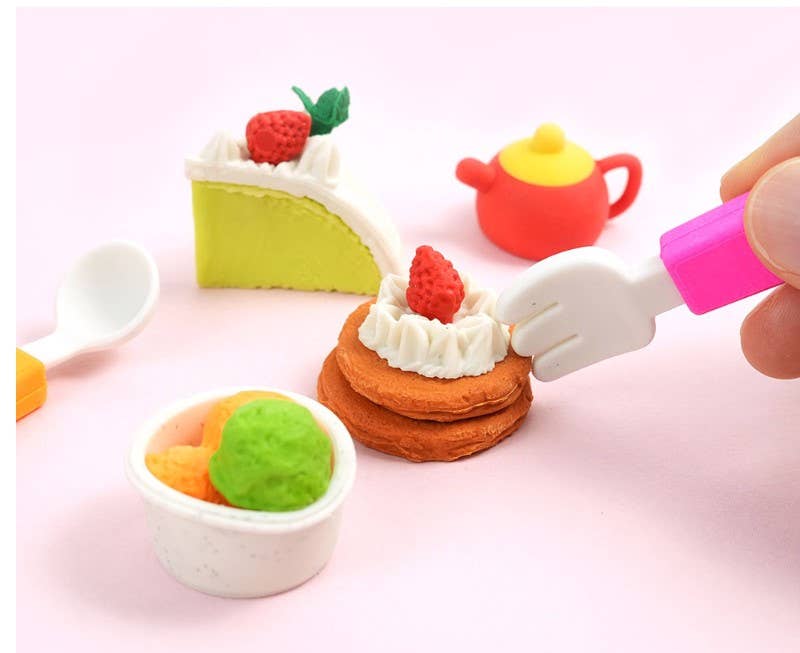 Yummy Snack Miniature Random Eraser Box