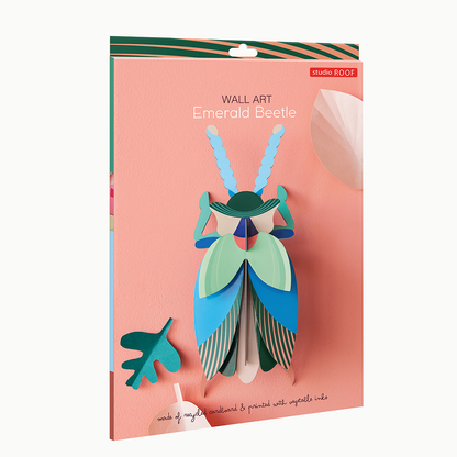 3D Wall Art - Insect - Emerald Beetle