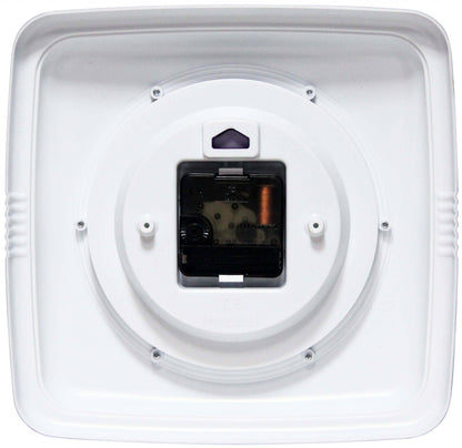 Retro Square Green Indoor Wall Clock 9.25 Inch