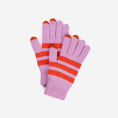 Stripe Touchscreen Gloves