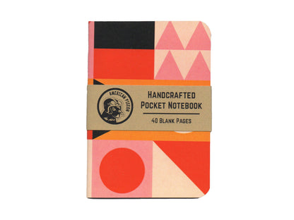 Geometric Design 1 Handcrafted Pocket Notebook