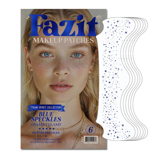 Blue Spirit Speckles Makeup Patches - Team Spirit Collection