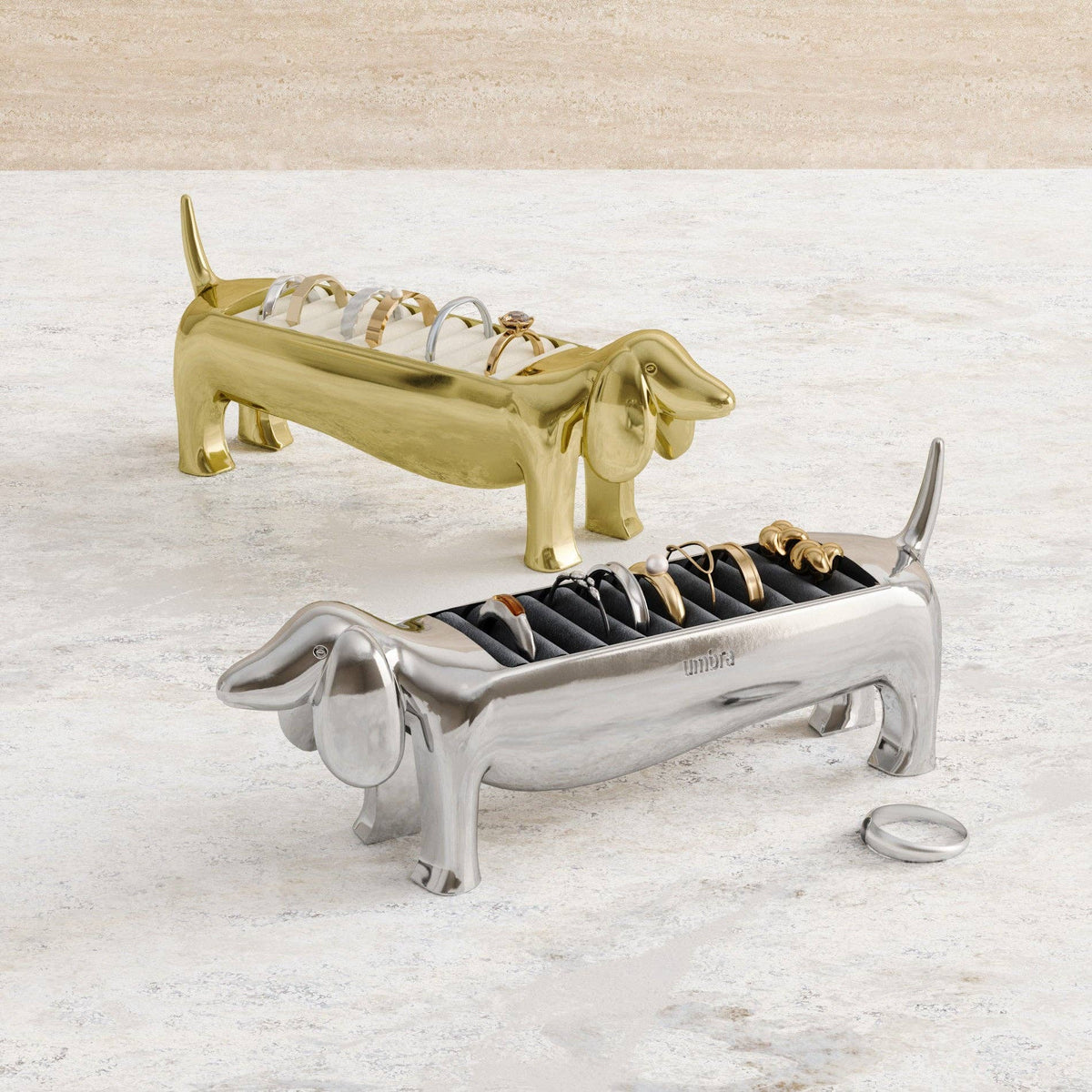 Ring Holder Dachsie Dachshund Jewelry Display Umbra