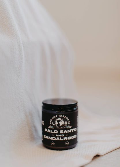Palo Santo and Sandalwood Soy Candle - 8oz