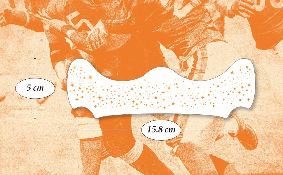 Orange Spirit Speckles Makeup Patches - Team Spirit Collection