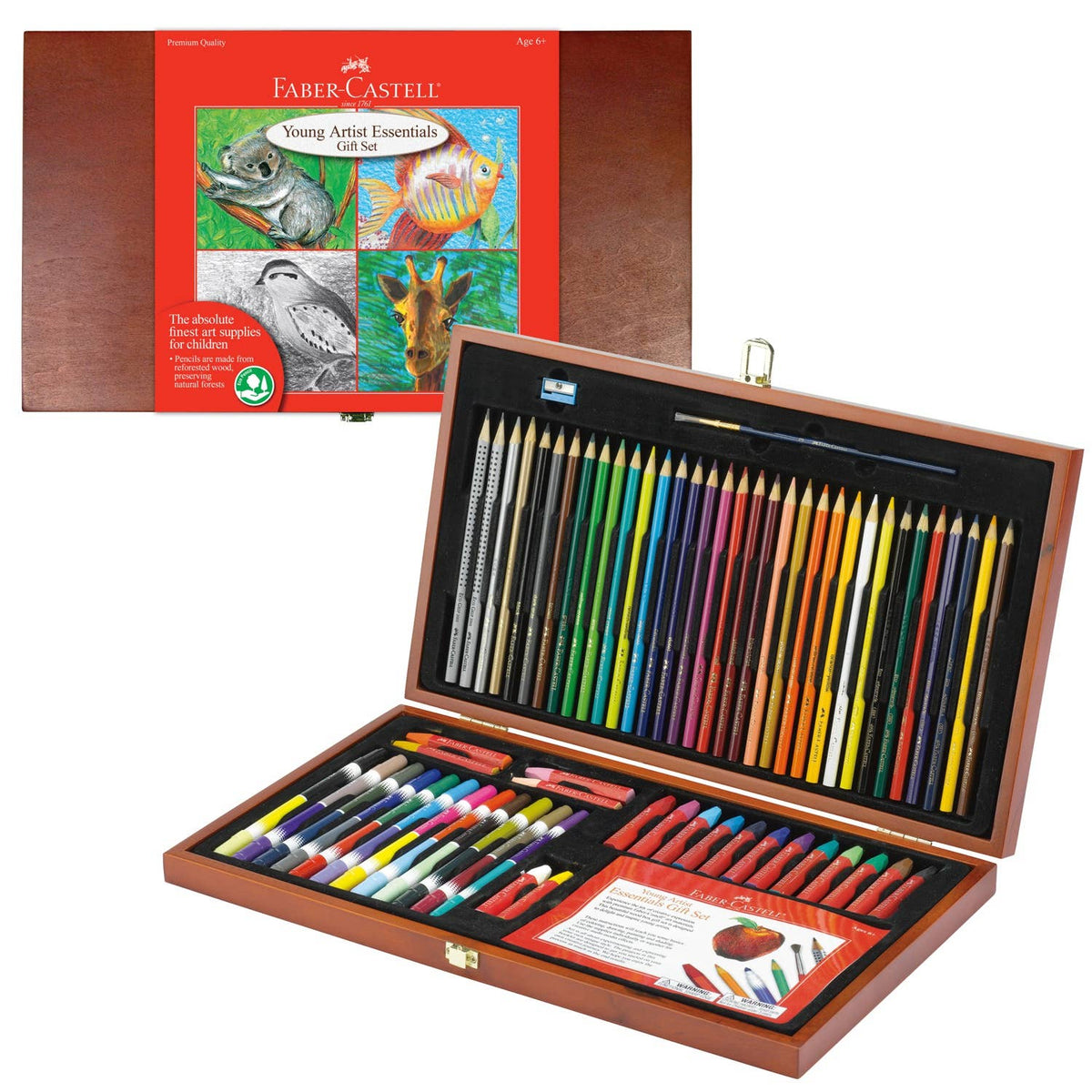 64- Piece Young Artist Essentials Art Set Gift Set for Kids