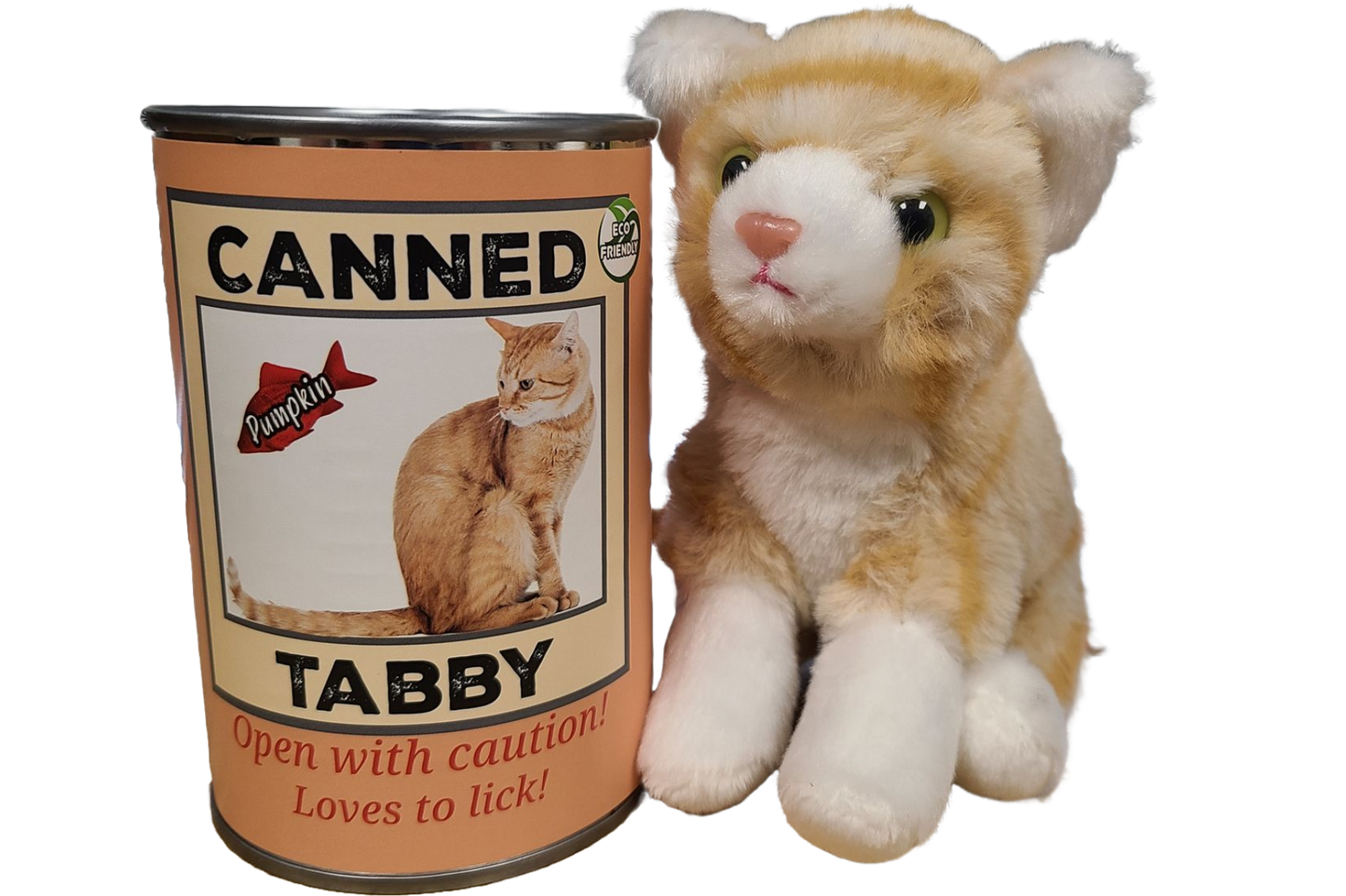 Canned Orange Tabby Cat