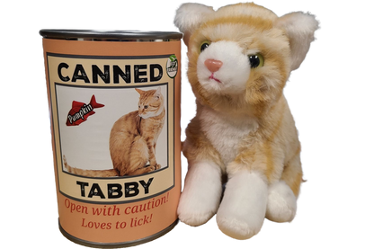 Canned Orange Tabby Cat