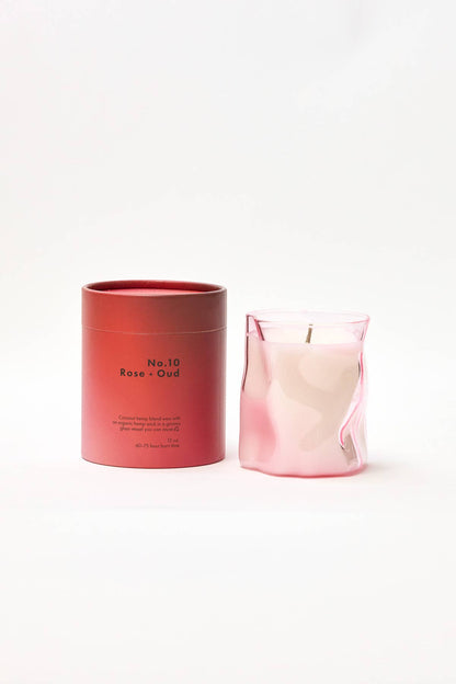 12oz. No.10 Rose + Oud Candle