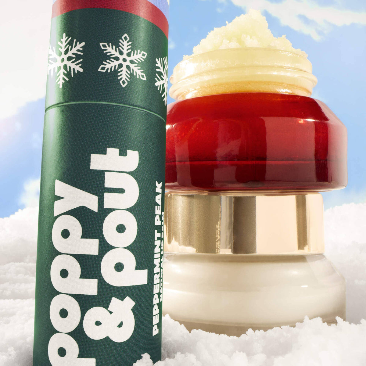 Puffer Bag Gift Set, Retro Ski, Peppermint Peak, Limited Edition