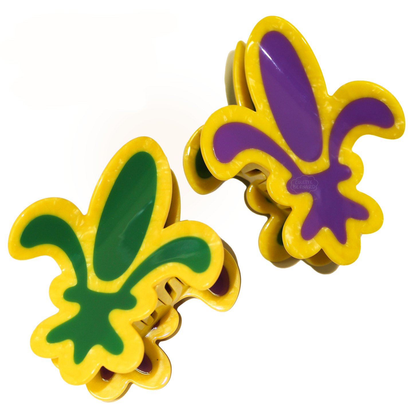 Mardi Gras Fleur de Lis Claw