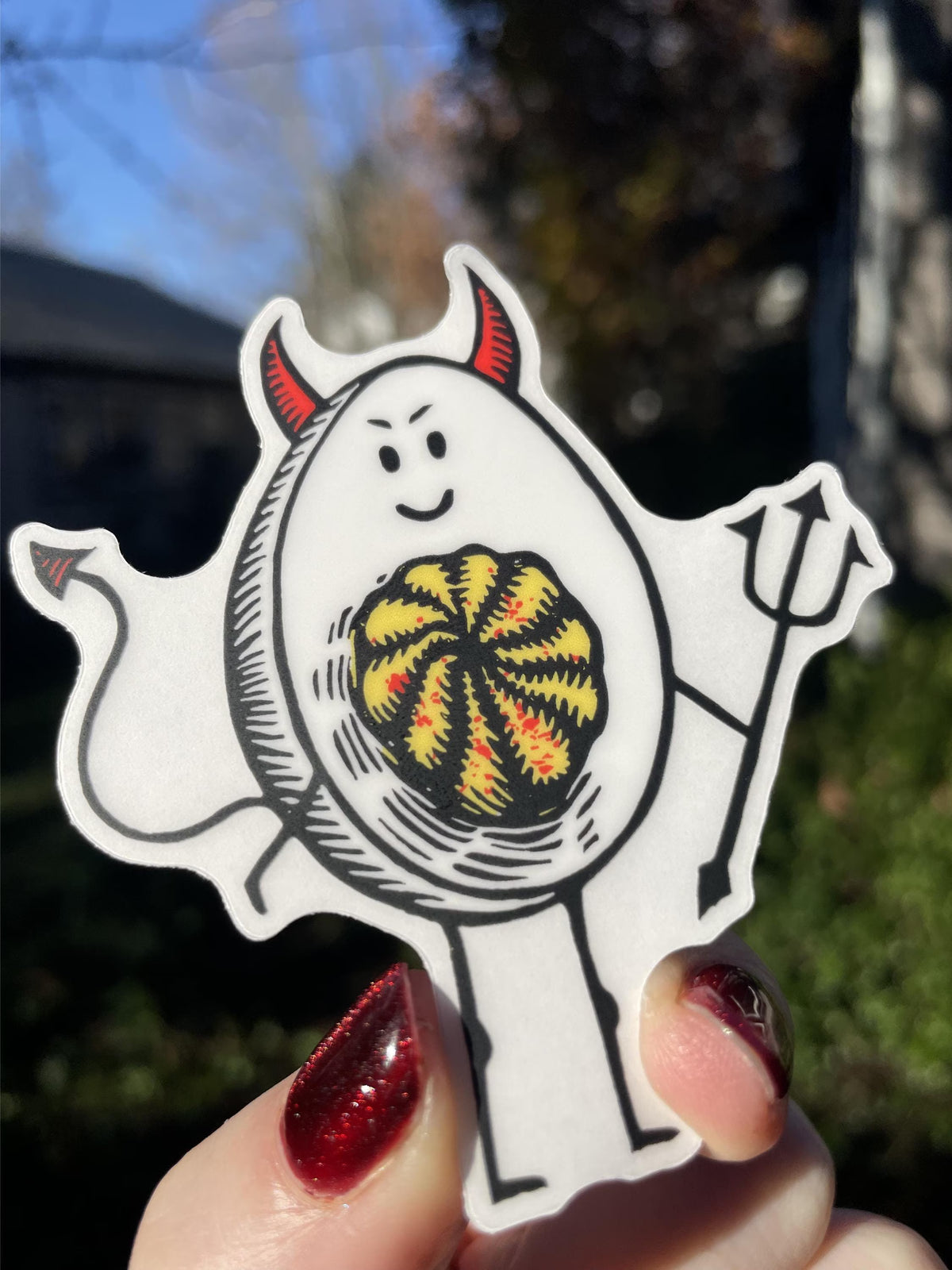 Deviled Egg Sticker