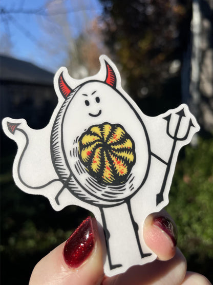 Deviled Egg Sticker