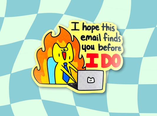Angry Email Sticker