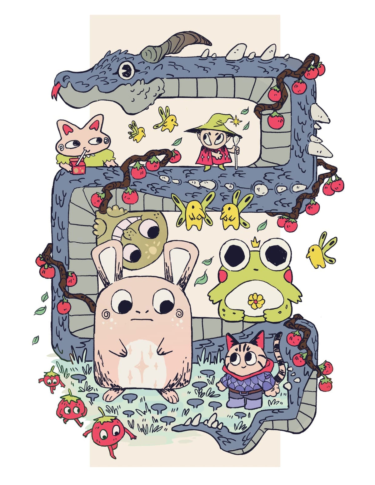 Forest Critters Print