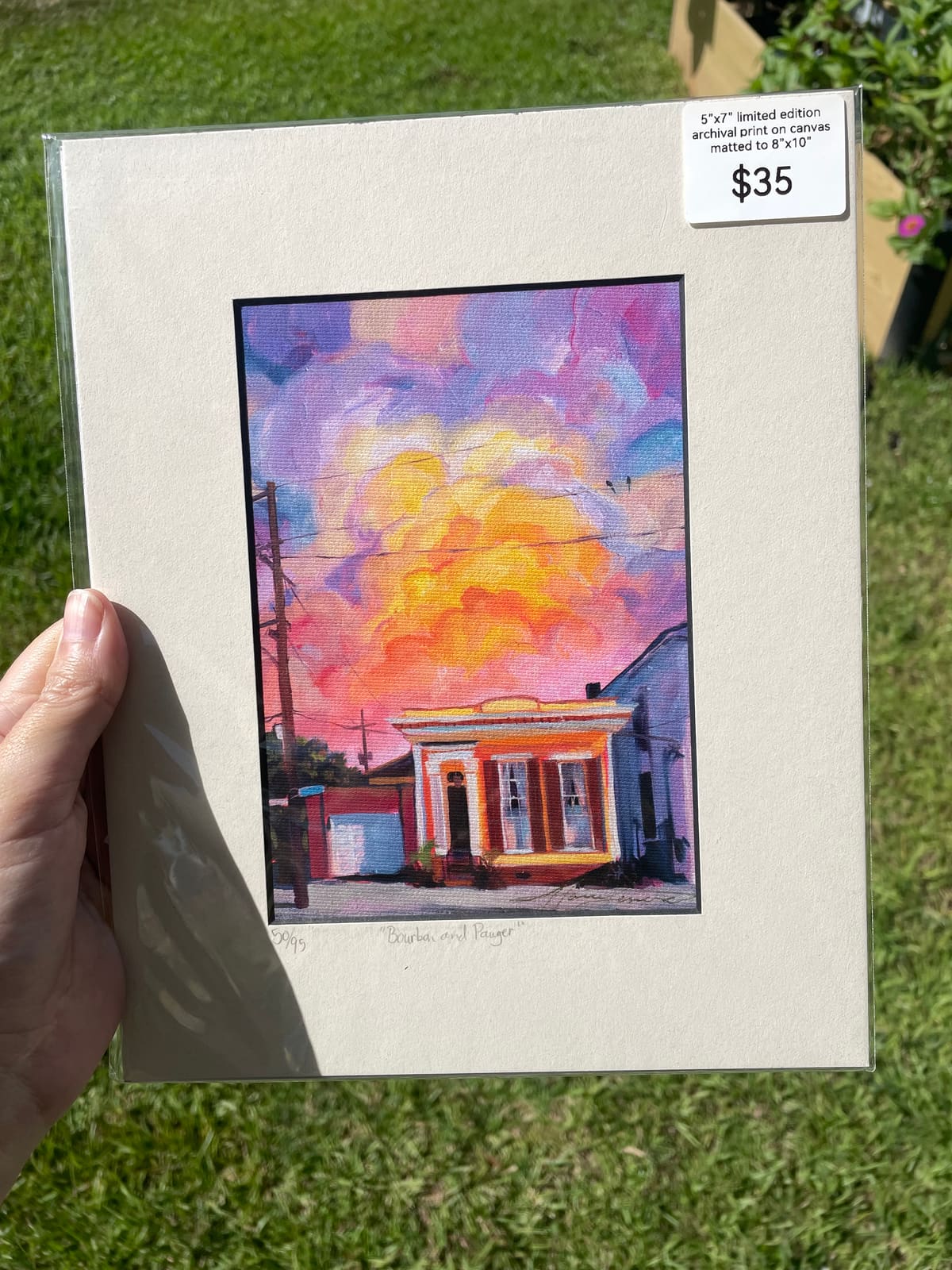 "Bourbon and Pauger" Print