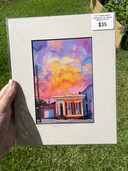 "Bourbon and Pauger" Print