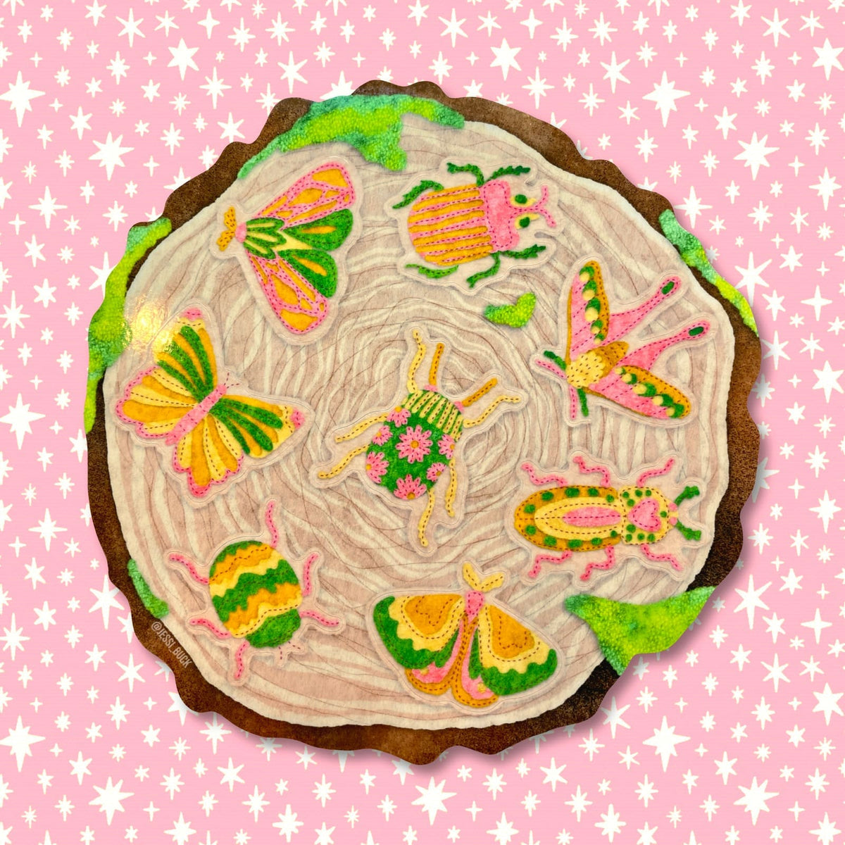 Bug Log Sticker Sheet