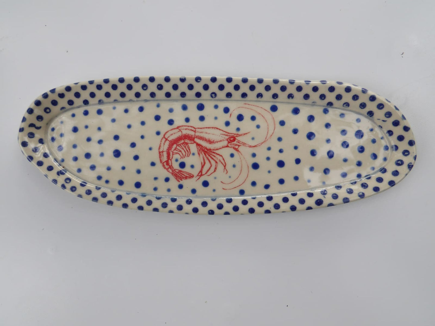 Polka Dot Shrimp Tray