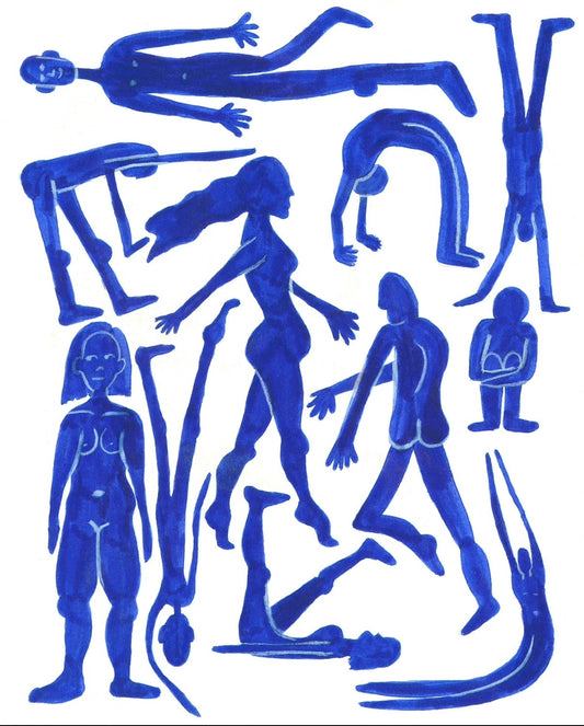 Blue Bodies Print