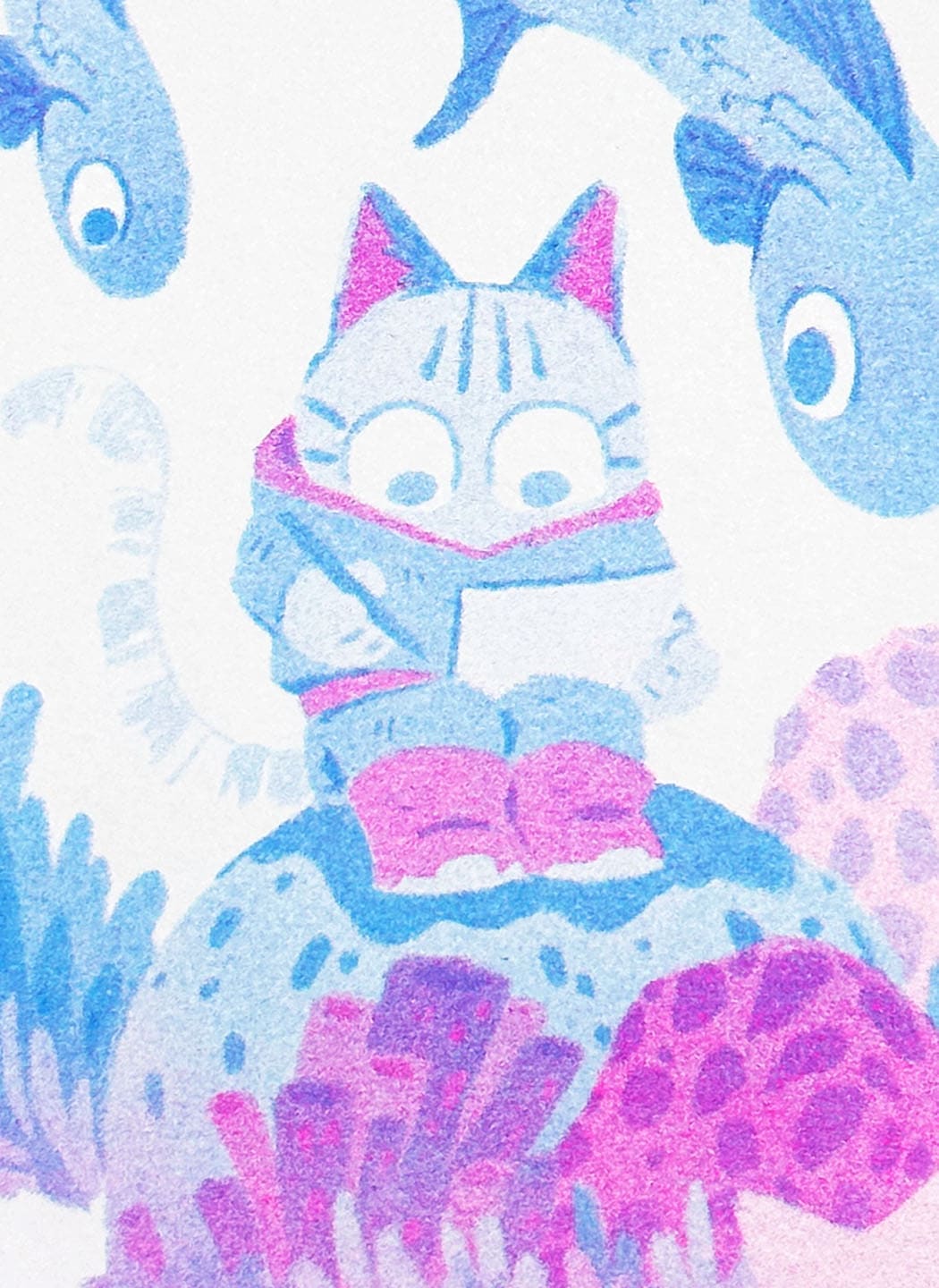 UNDERWATER Riso Print