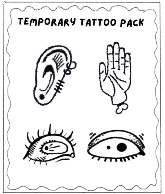 Eyeball Temporary Tattoos