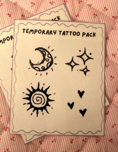 Night Sky Temporary Tattoos