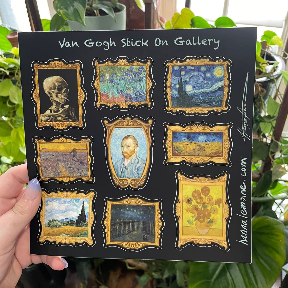 Van Gogh "Stick-on" Gallery Sticker Sheet
