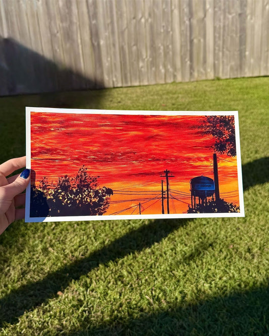"Sunrise in my Hometown" Print