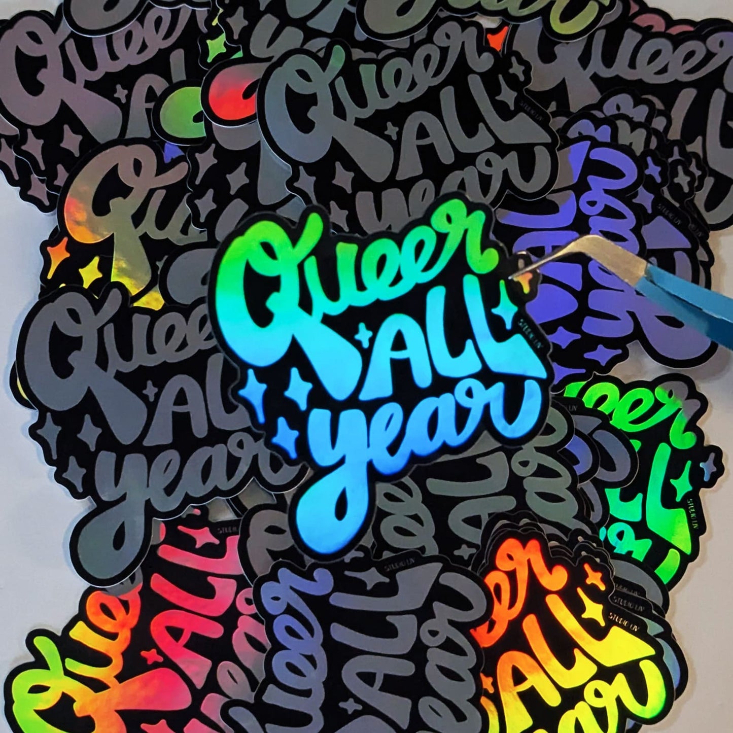Queer All Year Sticker