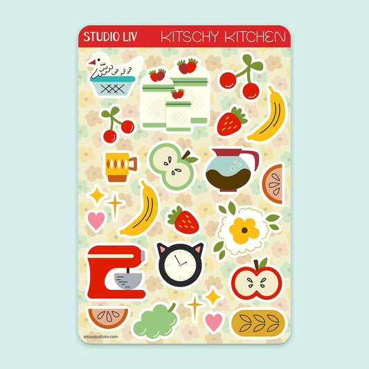Kitschy Kitchen Sticker Sheet