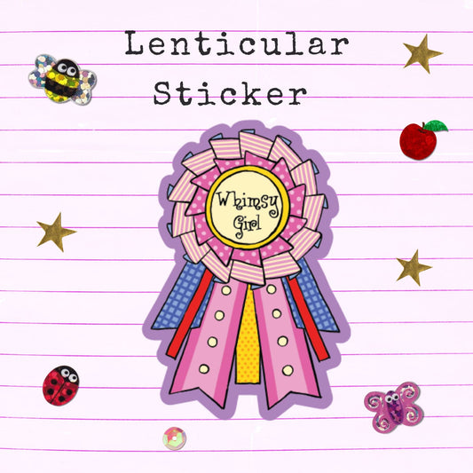 Rosette Lenticular Sticker