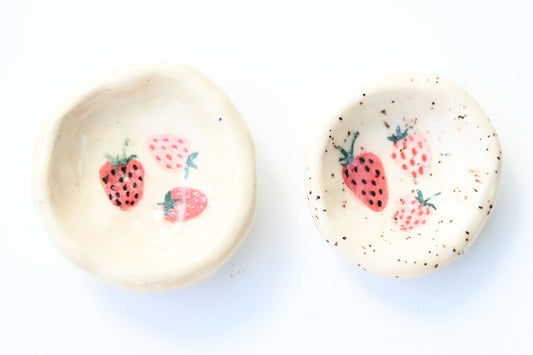 Strawberries Trinket Dish
