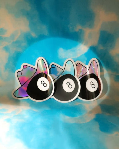 Cowboy 8-Ball Sticker