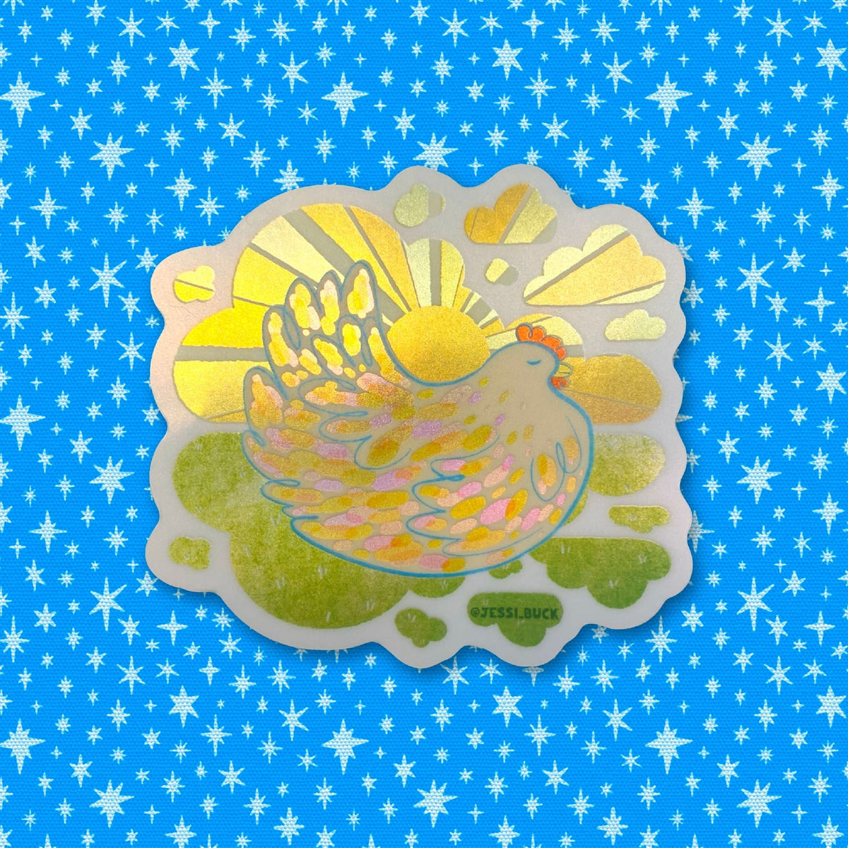 Spring Chicken Sticker