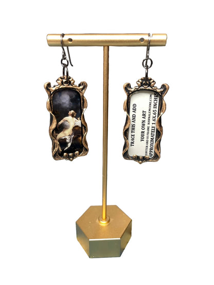 Add Your Own Art Earrings "Jupiter and Io" Frame