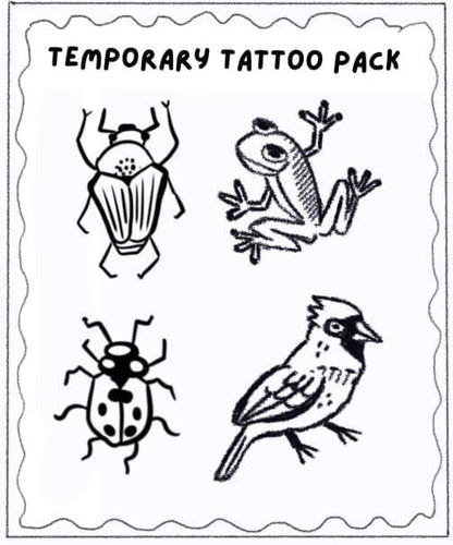 Critter Temporary Tattoos