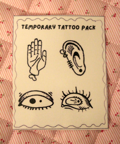 Eyeball Temporary Tattoos