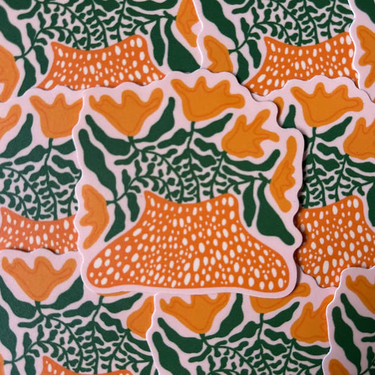 Funky Tulips Sticker