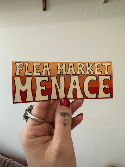 Flea Market Menace Sticker