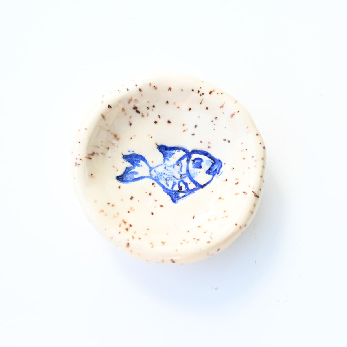 Fish Speckled Trinket Dish