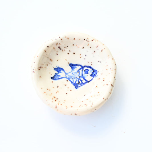 Fish Speckled Trinket Dish