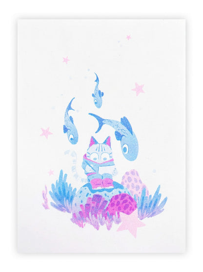UNDERWATER Riso Print