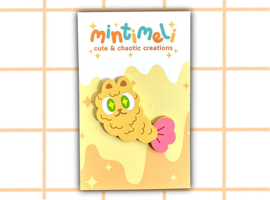 Tempura Shrimp Cat Enamel Pin