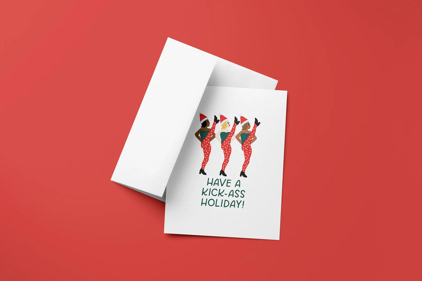 Have A Kick Ass Holiday Greeting Card